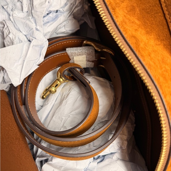 Coach Empire 40 Bag in Brown Suede - Picture 10 of 14